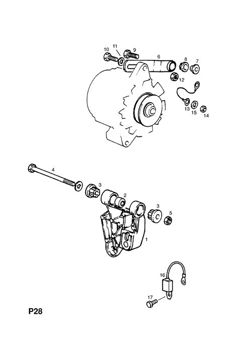 Opel Ascona C Alternator Fittings Contd Opel Epc Online