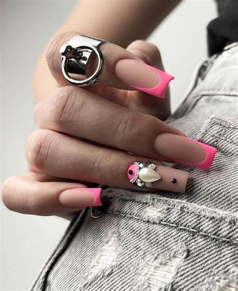 Get Dream Wedding Nails Long Black And Sparkling With Almond Pink Nude White And More