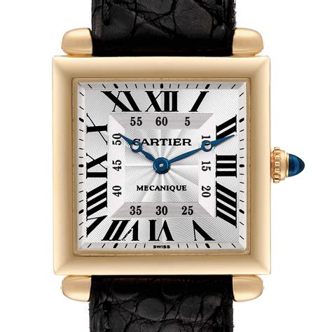 Cartier Tank Obus Yellow Gold W Stock Swisswatchexpo