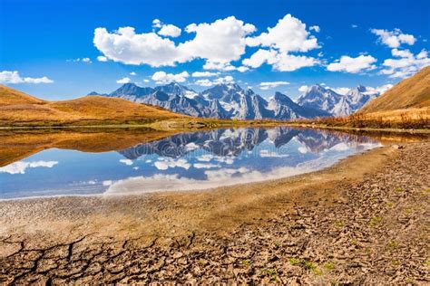 Koruldi Lake Near Mestia in Upper Svaneti Region, Georgia Stock Image ...