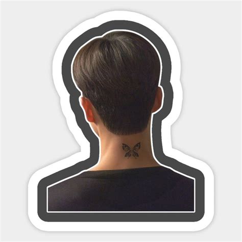 Nevertheless Kdrama Song Kang Butterfly Tattoo Sticker Kdrama