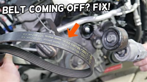 Why Serpentine Belt Falls Off On Hyundai Santa Fe Belt Coming Off Fix