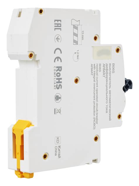 ARMAT Автоматический выключатель дифференциального тока B06S 1P+NP C16 ...