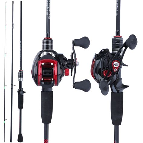 Sougayilang Baitcaster Fishing Rod And Reel Combo With 1 8M Casting