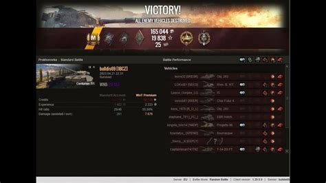 Wot Centurion Mk Prochorovka K Dmg Visible Kills