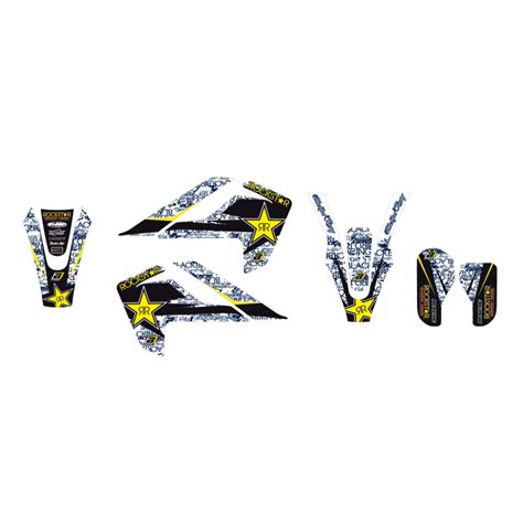 Kit Adhesivos Blackbird Rockstar Energy Con Funda De Asiento Husqvarna