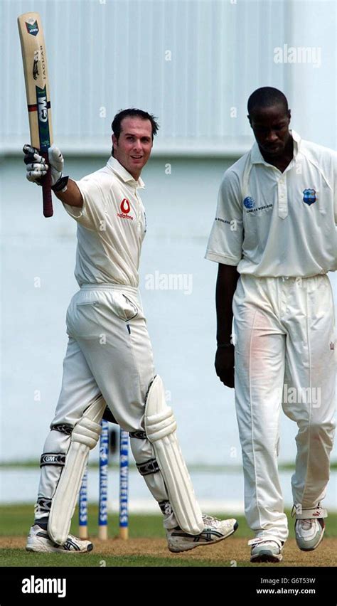 Michael Vaughan Cricket Winter Tour Stock Photo - Alamy