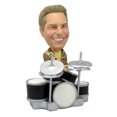 Drummer Bobblehead Polyresin