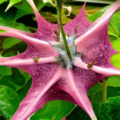 Datura Stramonium Human Hybrid In Natural Habitat Stable Diffusion