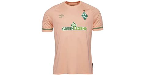 Umbro Werder Bremen Away Jersey Peach Svw Ausw Rtstrikot Fan