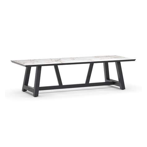 Ozon Dining Table Dekton Entzo X Cm Charcoal Tierra Outdoor