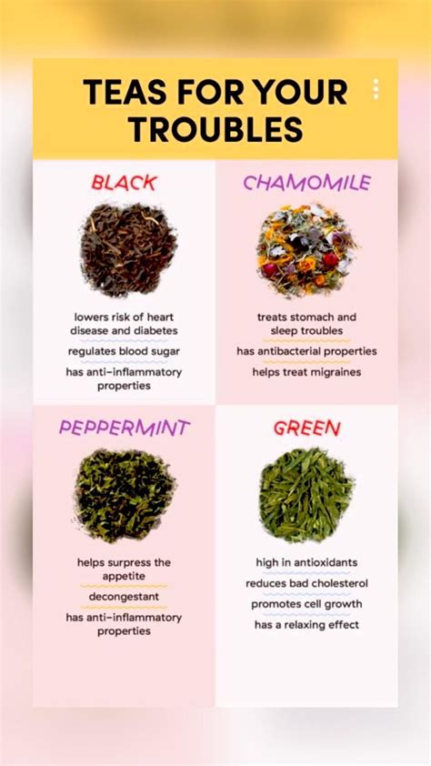 Different Herbs For Your Troubles 🌿 Herbal Tea Benefits Herbal