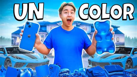 Compramos Solo Art Culos De Un Color Durante Horas Azul Youtube