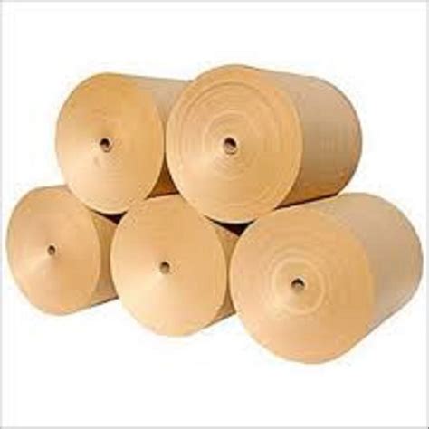 Plain Brown Corrugated Kraft Paper Roll Gsm Gsm At Rs Kg