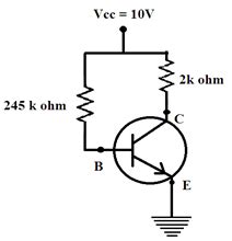 In A Common Emitter Transistor Circuit The Base Current Is 40 Mu