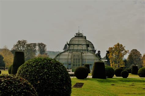 Palm House At The Vienna Schoenbrunn Castle Park Stock Image Image Of