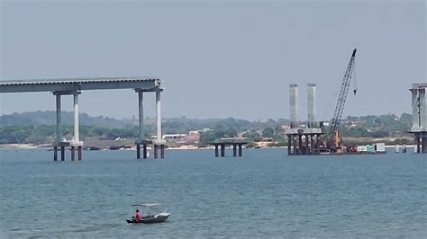 OBRAS DE CONSTRUÇÃO DA PONTE SOBRE O RIO ARAGUAIA NA BR 153 TO PA NÃO