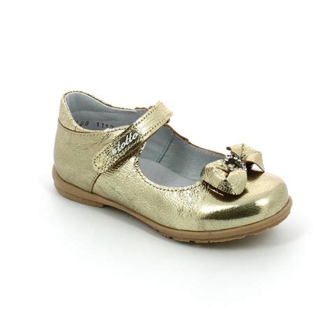 Туфли Тотто детские для девочки 10213-КП - 5249 (золото/голография ...