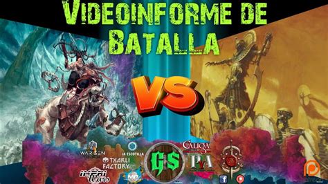 ⚔🔥 The 9th Age Battle Report Tribus Ogras Vs DinastÍas Eternas