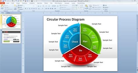 Plantilla Con Diagrama Circular De Procesos Para Powerpoint Gratis