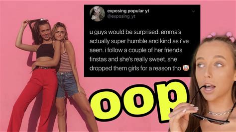 why Emma Chamberlain dumped Hannah Meloche and Summer Mckeen - YouTube