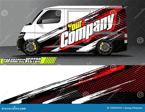 Livery For Car Wrap Design Cartoon Vector | CartoonDealer.com #244047153