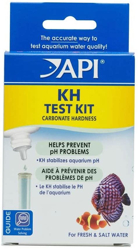 API KH Carbonate Hardness Test Kit For Fresh And Saltwater Aquariums