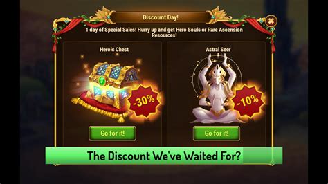 Hero Wars Discount Day Featuring An Astral Seer Discount YouTube