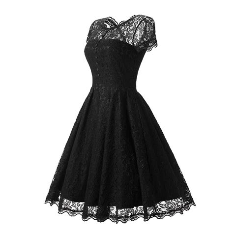 Dress 2018 Hot Sale Womens Summer Lace Dress Vintage O Neck Slim Sexy Pin Up Rockabilly Party