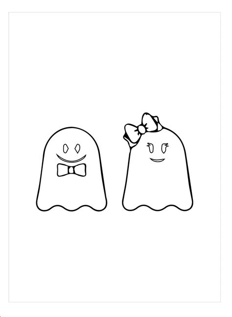 Fantasma De Halloween Para Colorear Imprimir E Dibujar Coloringonly Com