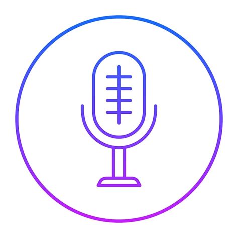 Premium Vector Microphone Vector Illustration