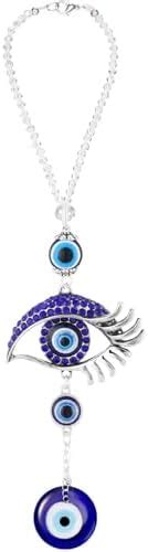 Amazon MENGSOOD Evil Eye Car Hanging Ornament Blue Evil Eye For