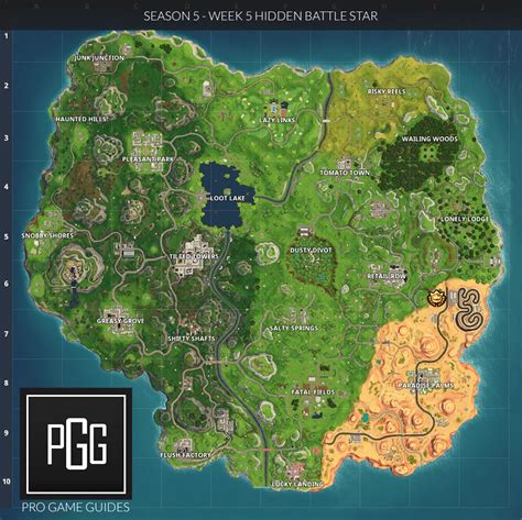 Fortnite Season Hidden Battle Stars Locations Road Trip Challenges