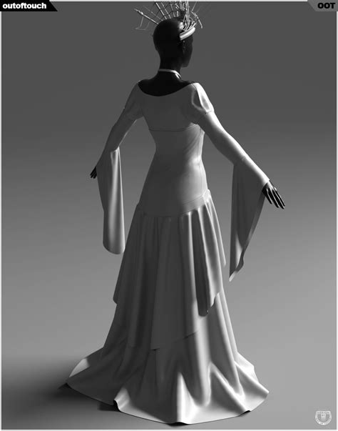 Dforce October Gown For Genesis 8 Females 3d Figure Assets Outoftouch