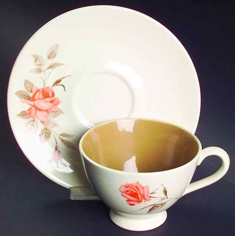 Serenade Footed Cup Saucer Set By Edwin Knowles Replacements Ltd