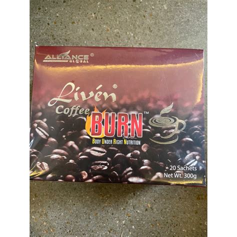 LIVEN BURN COFFEE 20 Sachets Shopee Philippines