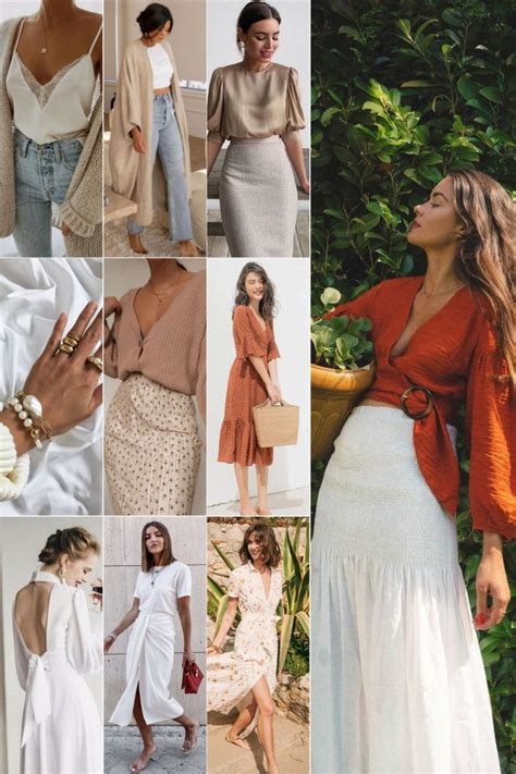 MoodBoard Estilo Arquétipo Inocente Estilo boho Arquétipos Looks