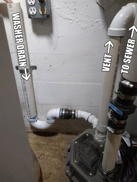 How Can I Correctly Add A Utility Sink To This Washing Machine Drain