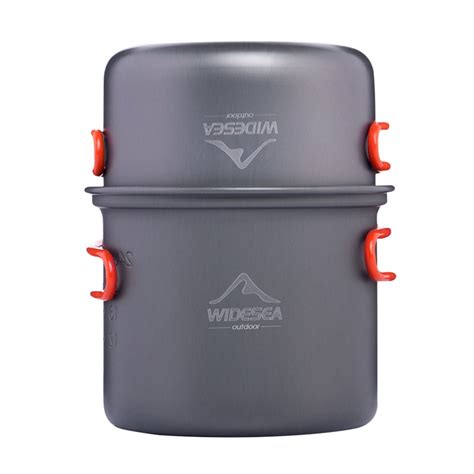 Yucurem WIDESEA Outdoor Camping Pot Cooking Travel Hiking 1 Person