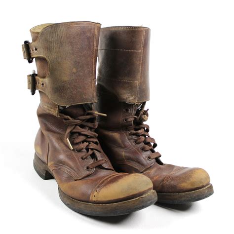 44th Collectors Avenue Early M43 Double Buckle Boots W Toe Cap 8 1 2 E