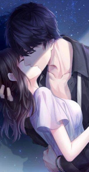 Anime Couples Kissing Aesthetic Anime Wallpaper Hd