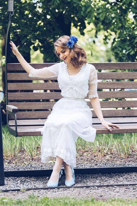 Vintage Titanic Tea Party Dress In Ivory By Nataya Informal Wedding