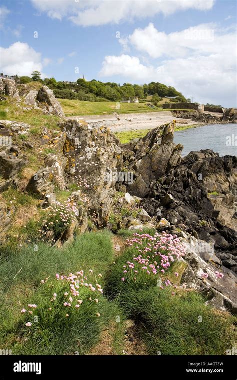 Ireland County Donegal Inishowen Peninsula Moville The Green With