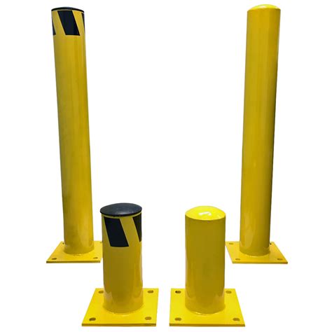 Steel Pipe Bollard Posts Safety Barrier