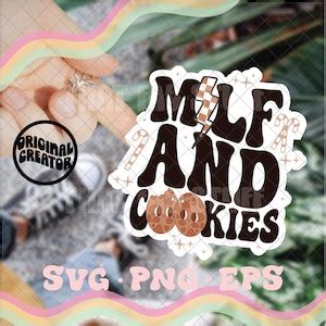 Milf And Cookies Svg Milf And Cookies Png Trendy Christmas Svg Trendy Christmas Png Womens