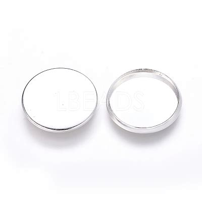 Brass Plain Edge Bezel Cups Lbeads