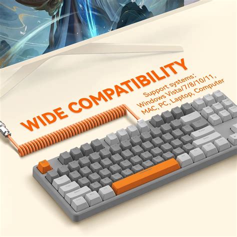 MAGIC REFINER AK Gaming Keyboard Hot Swappable Linear Red Switch PBT Keycap TKL Layout