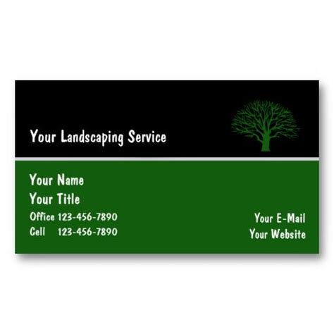 Landscape Business Cards_6 Business Card | Zazzle | Book marketing plan ...