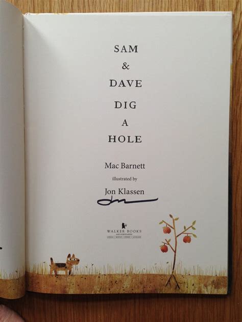 Sam and Dave Dig a Hole by Barnett, Mac - Jon Klassen: New Hardcover ...