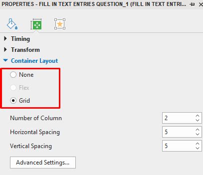 How To Create Fill In Text Entries Questions In Activepresenter